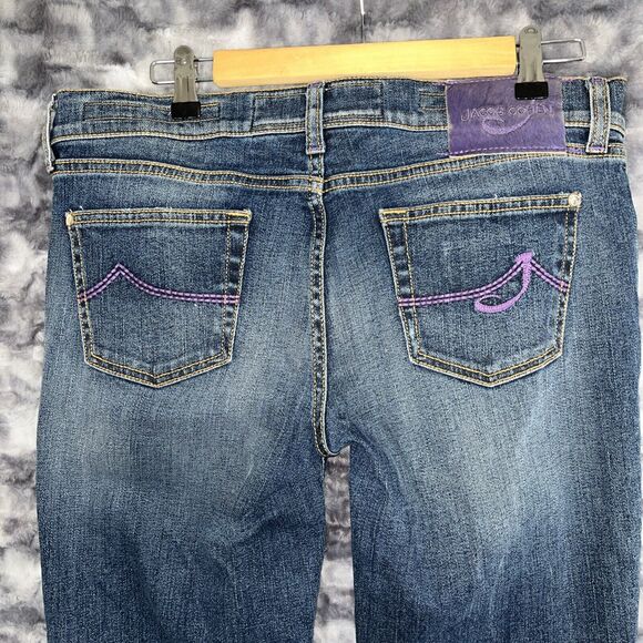 VINTAGE Jacob Cohen Woman‎ 711 Jeans Handmade Italy Tailored Rare Luxury Denim - Picture 3 of 12